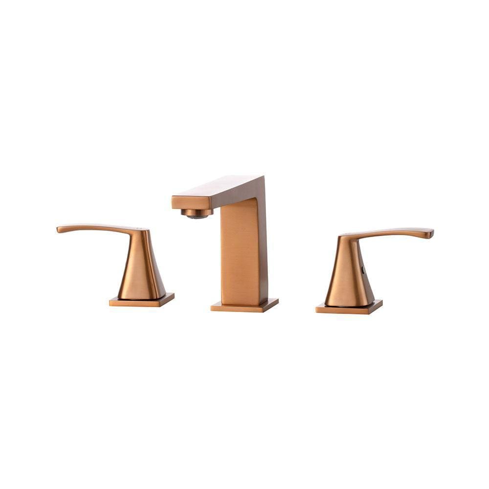 Torneira Para Banheiro Misturador Duplo Comando Aço Inox 304 Japurá Pingoo.casa - Dourado Rose