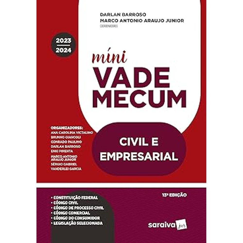 Míni Vade Mecum Civil e Empresarial - 13ª edição 2024