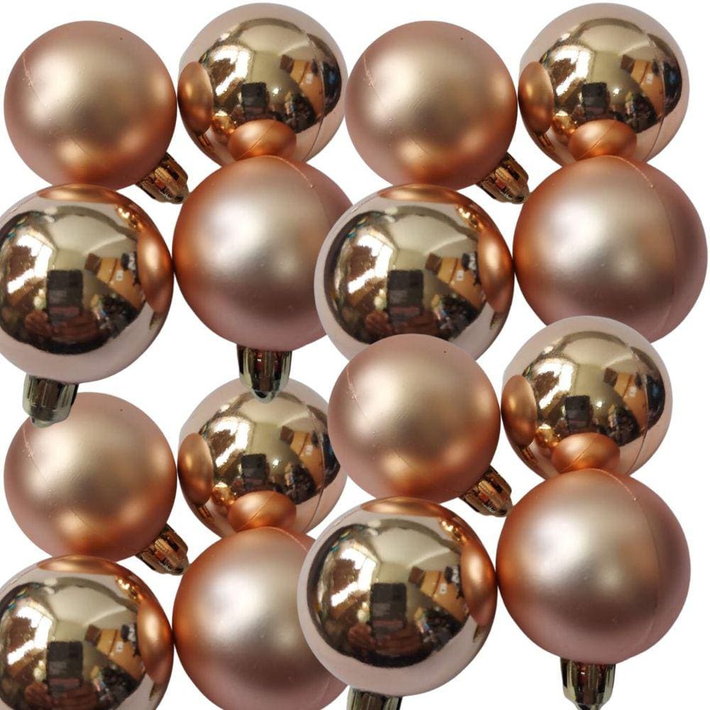Enfeites Decoração Kit 12 Bola Bolinhas para Arvore de Natal