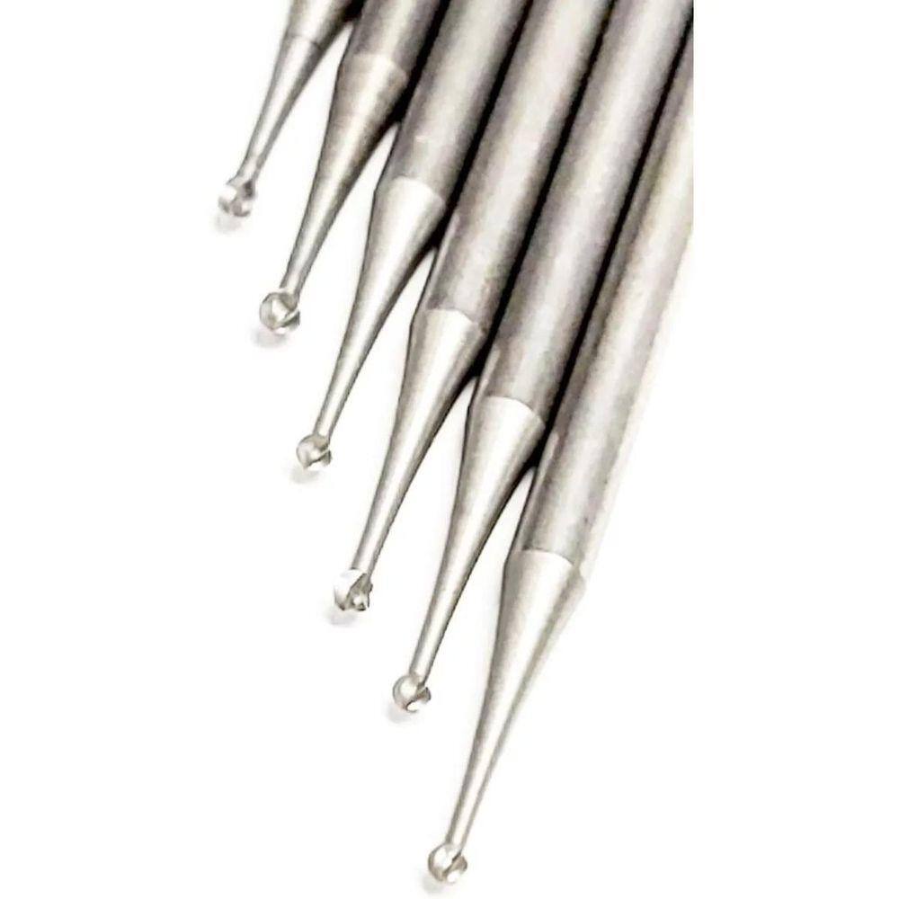 Brocas Fresa Bola 1,2 mm para Dremel e Micro Retífica