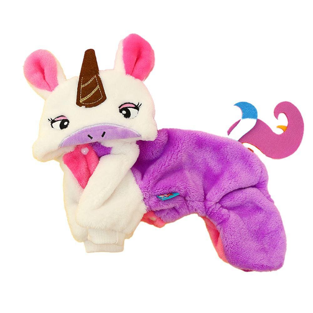 Casaco Fantasia Unicornio Roupa Pet Cachorro Gato
