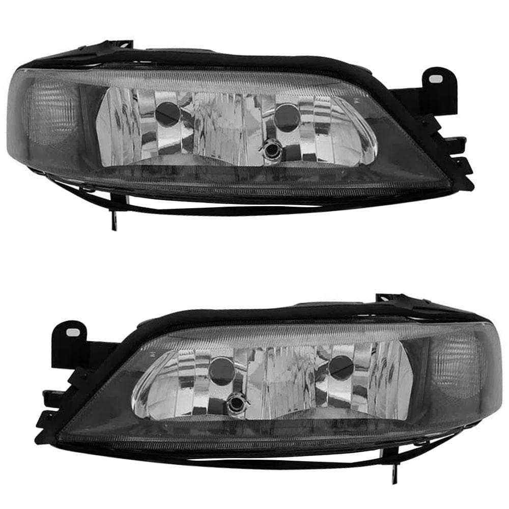 Par Farol Vectra 2000/2005 Máscara Negra Regulagem Elétrica