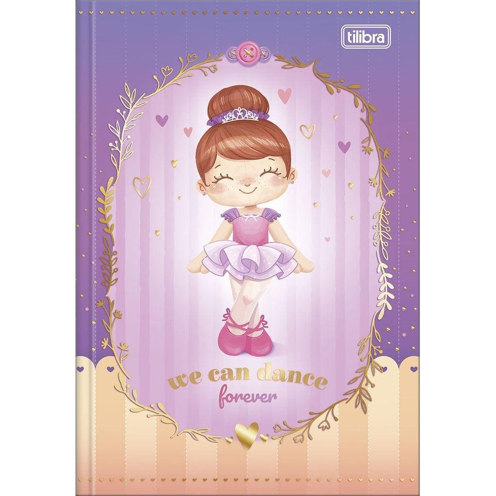 Caderno Escolar Brochura Costurado Grande La Liz 80 Folhas Tilibra