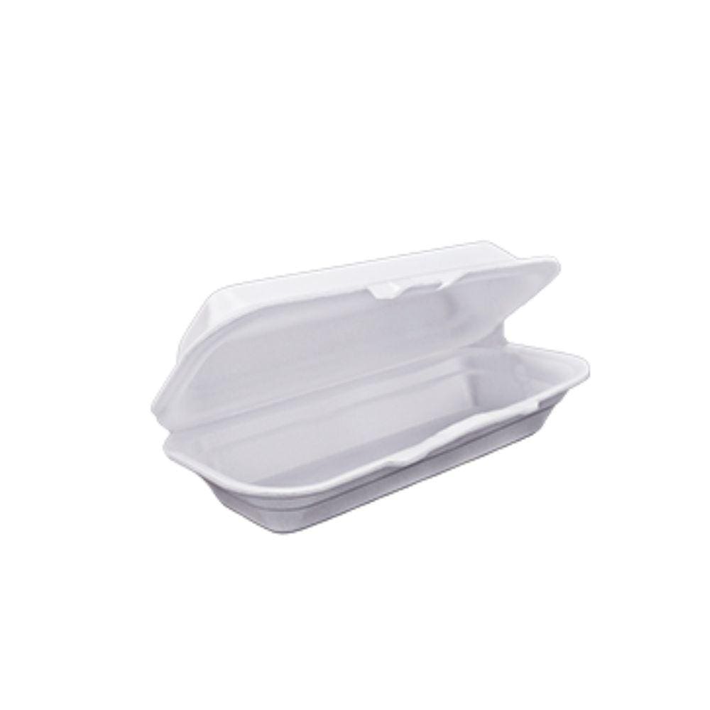 Hamburgueira Th004 Isopor Para Lanches Fritas Salada C/ 100Un