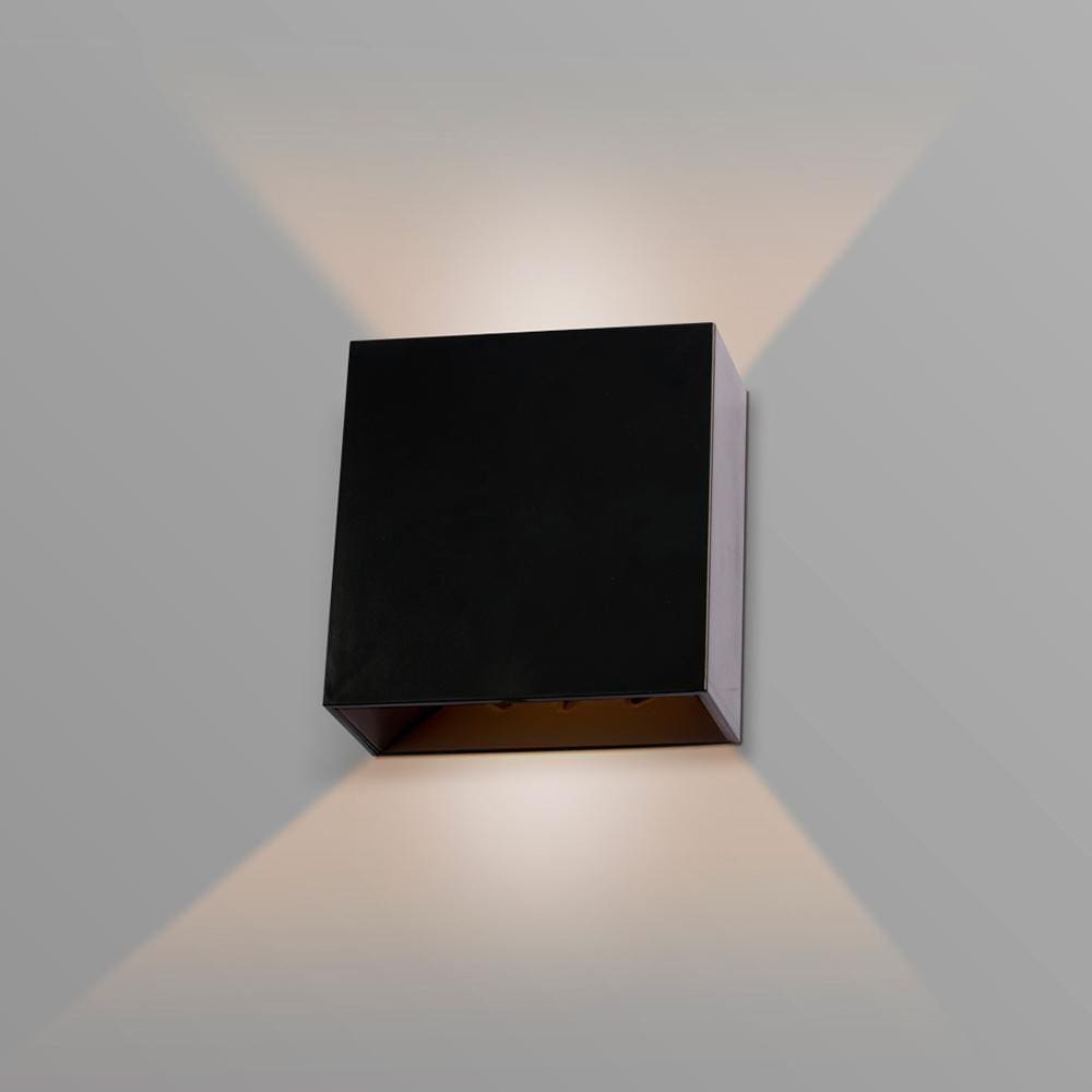 Arandela Astral Multi Efeito 4W 3000K Duplo Facho Preta