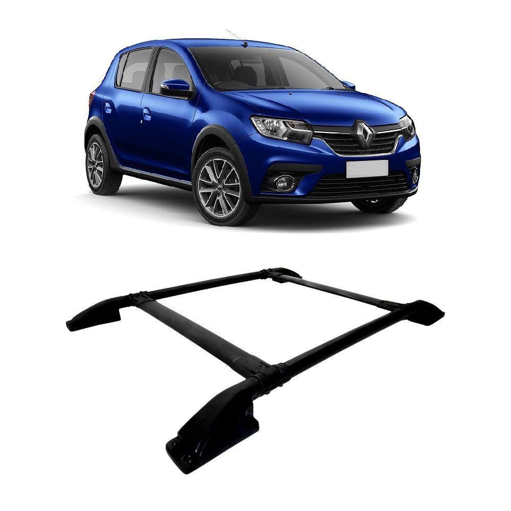 Rack De Teto Bagageiro Colado Renault Sandero 2007 Até 2022