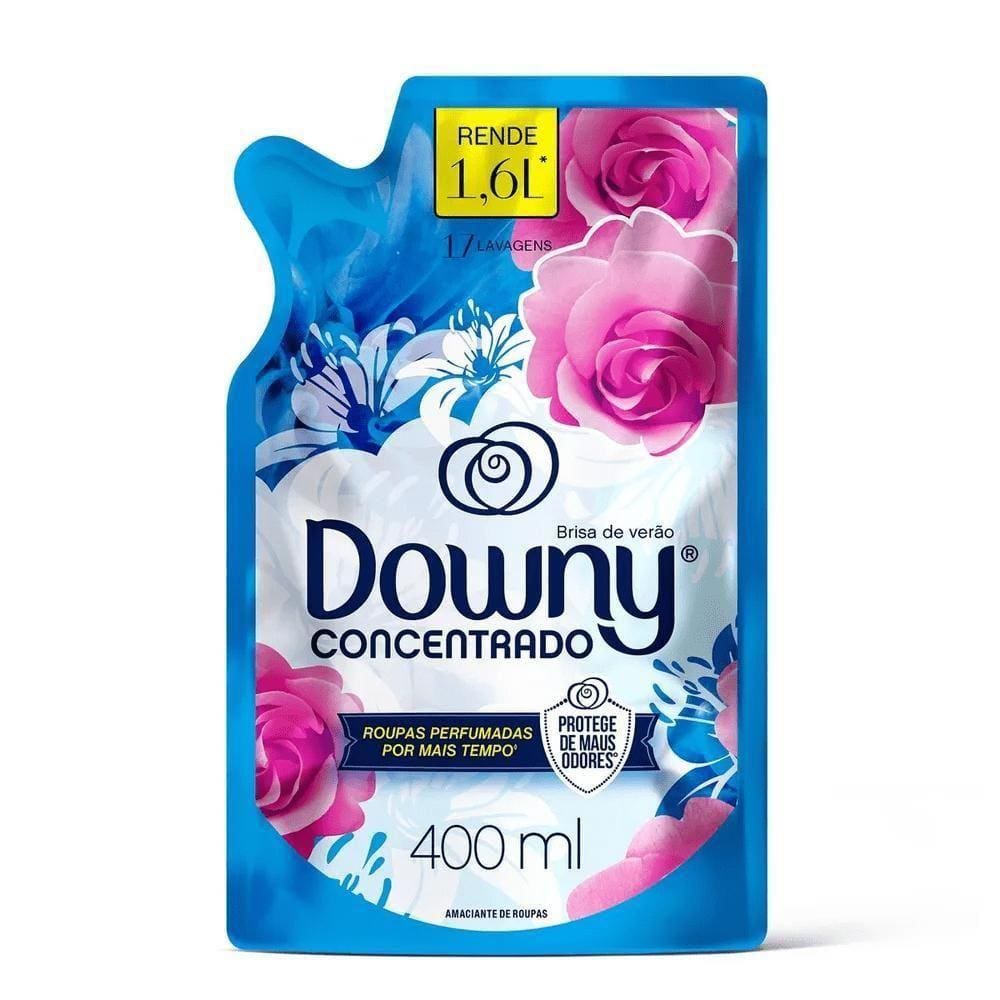 Amaciante Concentrado Brisa De Verão Downy Sachê 400ml