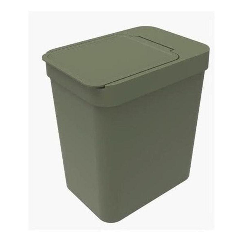 Lixeira 5L Branca com Porta Sacos Soprano
