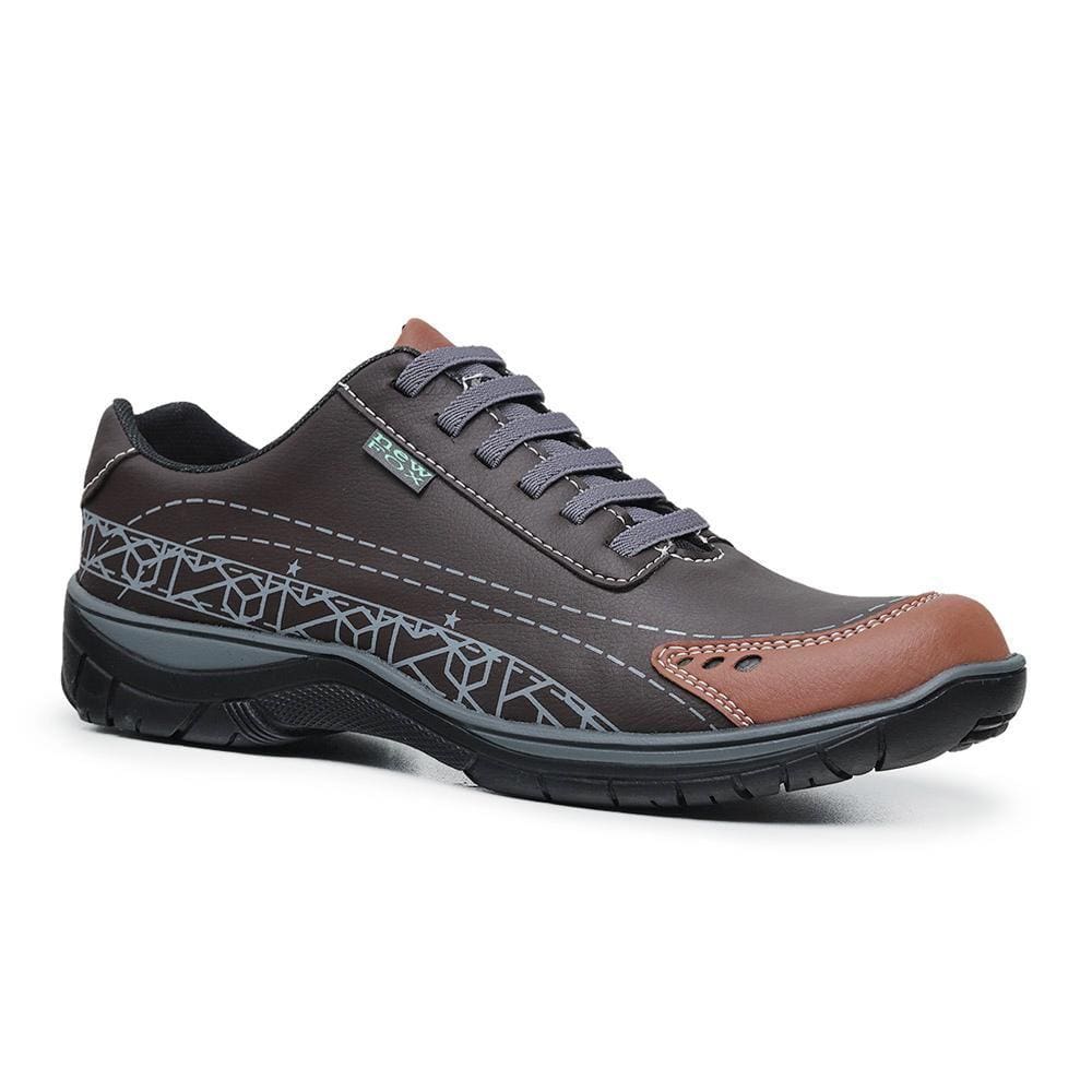 Sapatenis Masculino Sustentavel com Cadarco Elastico Estilo e Conforto em Cada Passo Marrom
