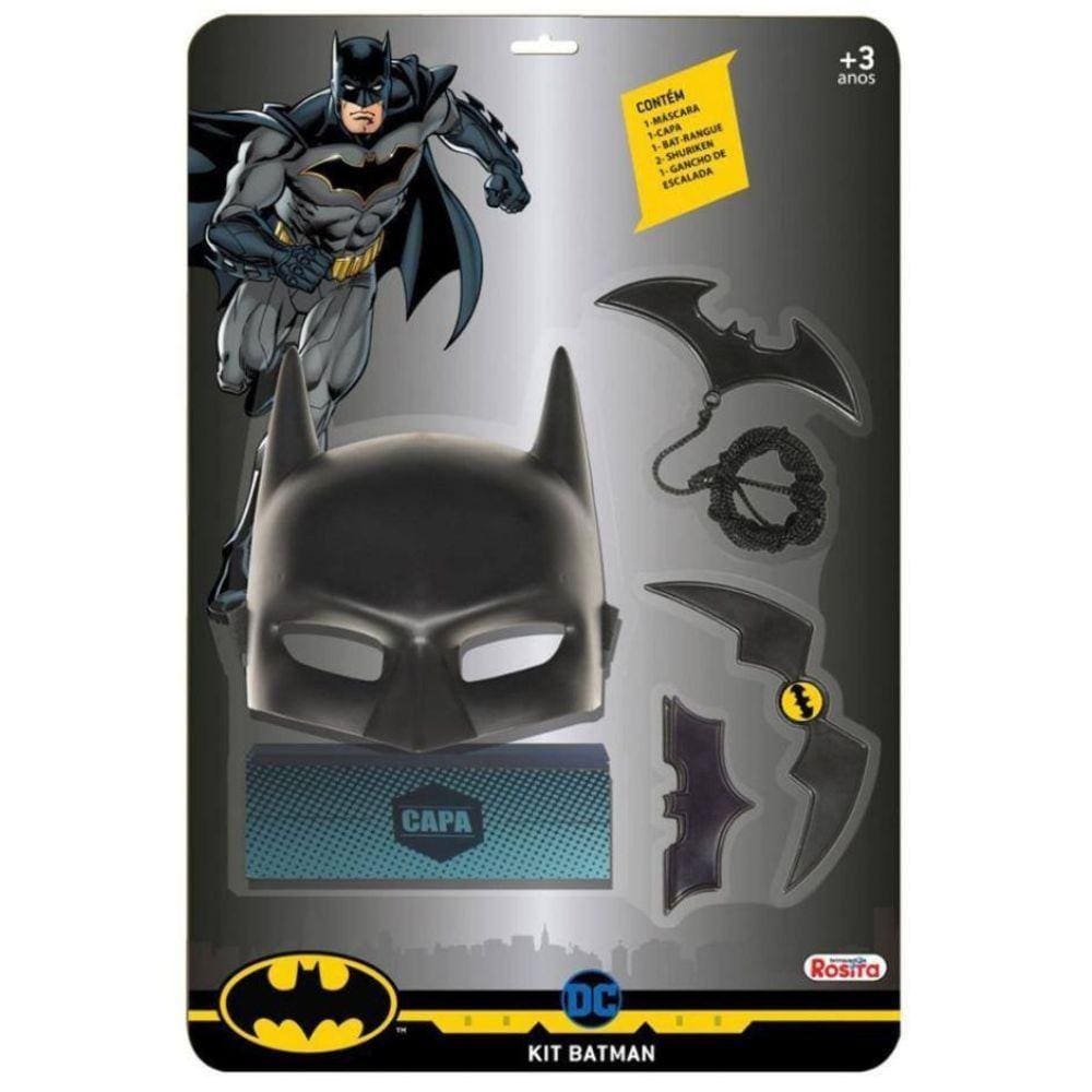 Kit Conjunto Acessórios Batman Aventura - Brinquedo Infantil Dc Comics