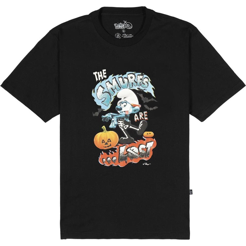 Camiseta Lost Smurfs Halloween SM24 Masculina Preto