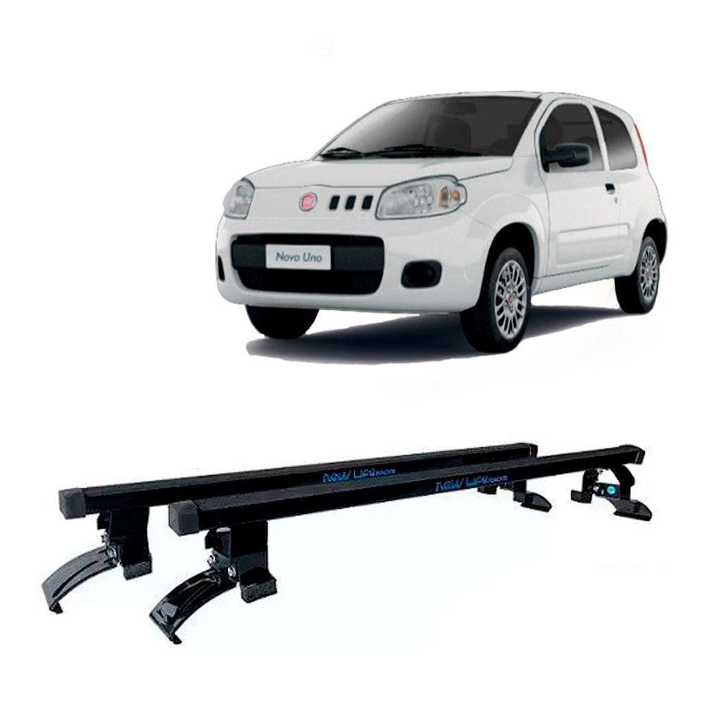 Rack De Teto New Life Aço Novo Uno 2 Portas 2011-2012 E 2015