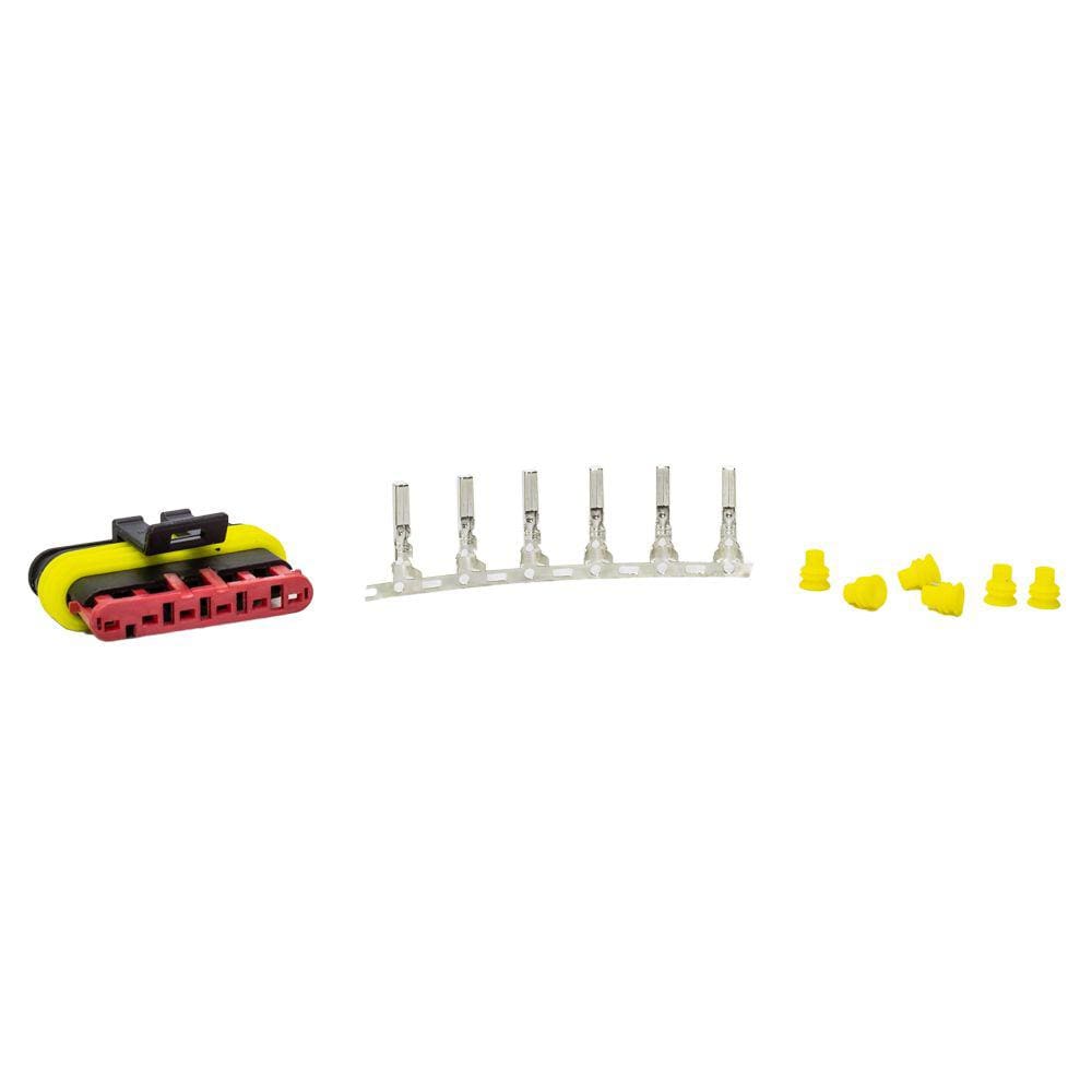 Kit Chicote da Injeção Eletrônica 6 Vias Fêmea - R7 - ETE6755