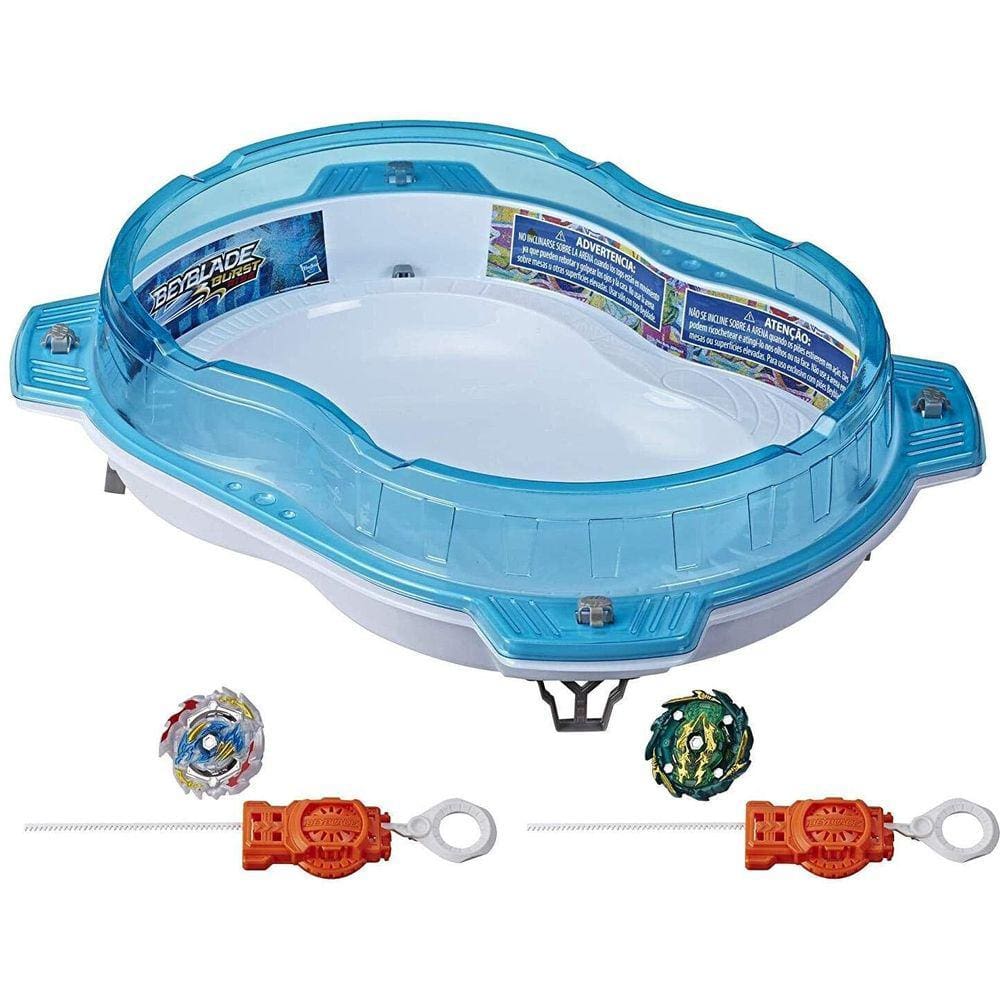 Conjunto rsphere Vertical Drop Battle - completo com lançadores Beystadium