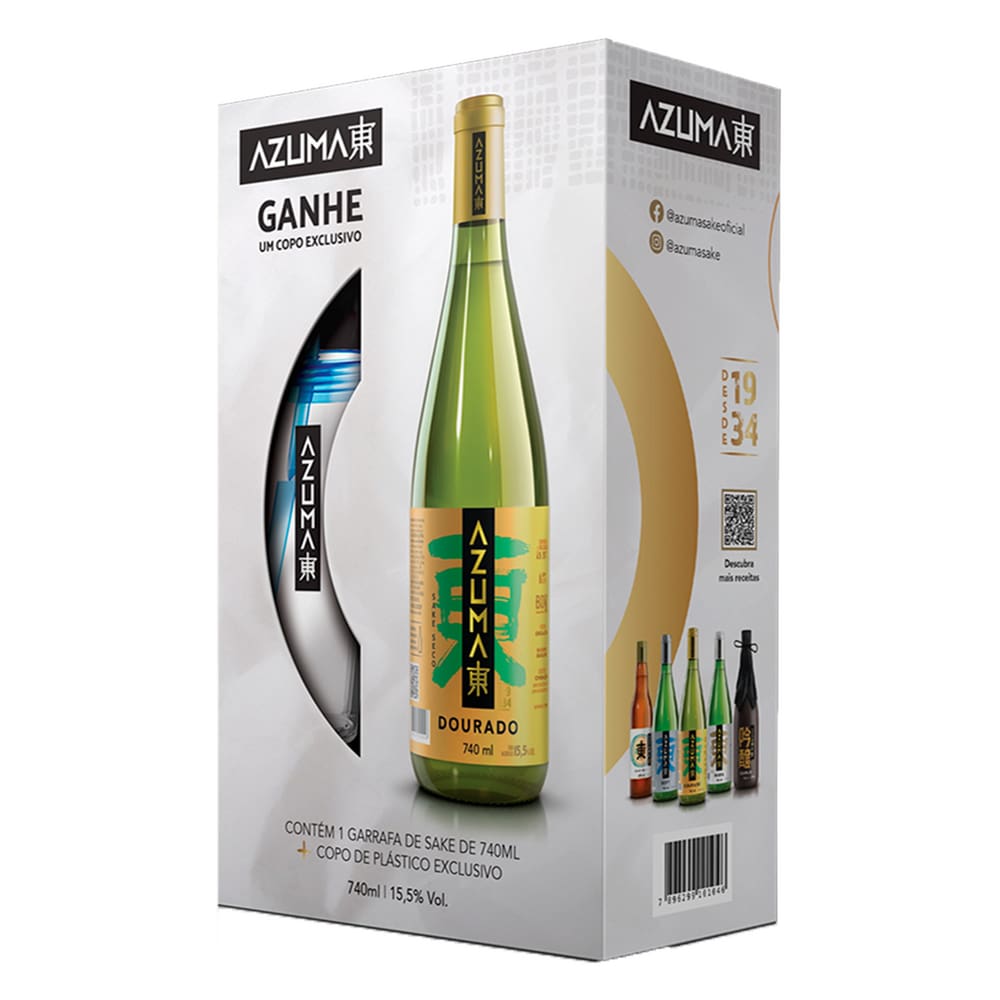 Sake Azuma Kirin Soft 740ml (Saquê) - Dose Onlibe Bebidas - Dose Online  Bebidas