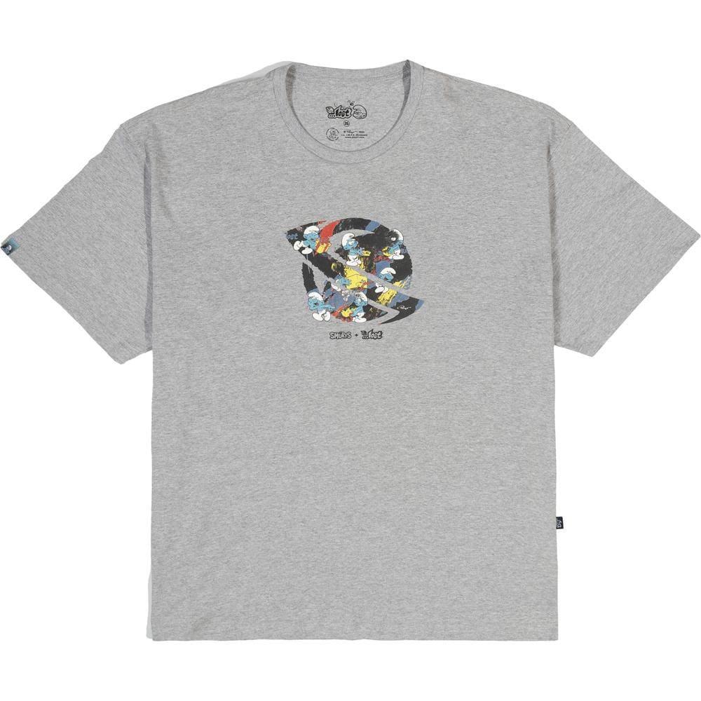 Camiseta Lost Smurfs Saturn SM24 Masculina Mescla Médio