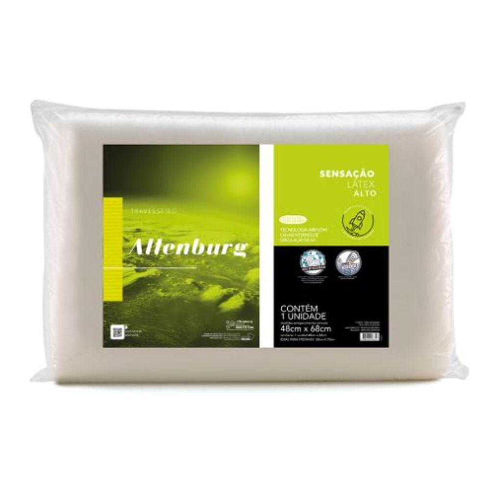 Travesseiro Sensação Látex Alto - 48cm x 68cm - Altenburg