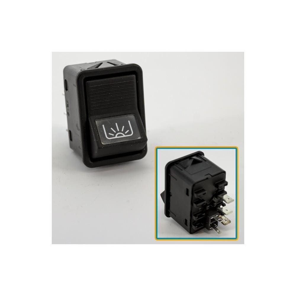 Interruptor Iluminação Interna Mercedes Caminhões Ônibus 1958 a 2012 1 Pique 24 Volts - Kostal - 3833159