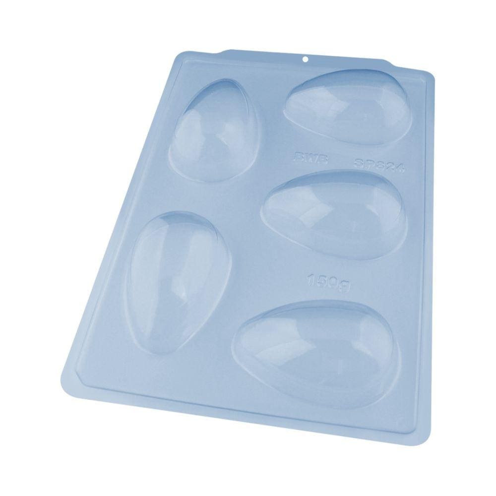 Forma BWB Ovo De Páscoa 150g Sp 824 Silicone 3 Partes C/ 1 Un.