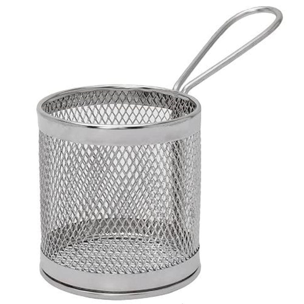 Mini Cestinha Redonda Inox - Mimo Style