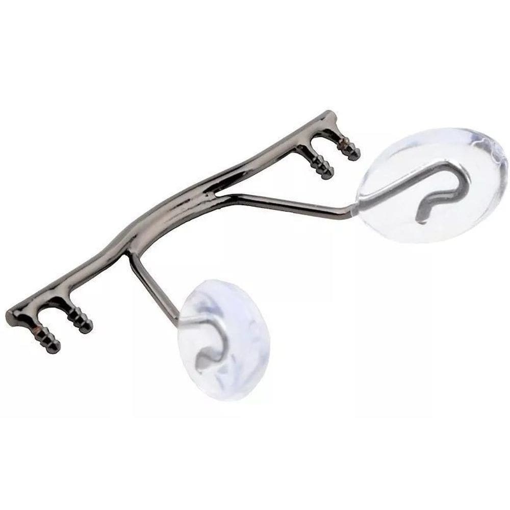 Ponte Metal Armação 3 Peças Silhouette Óculo Preto