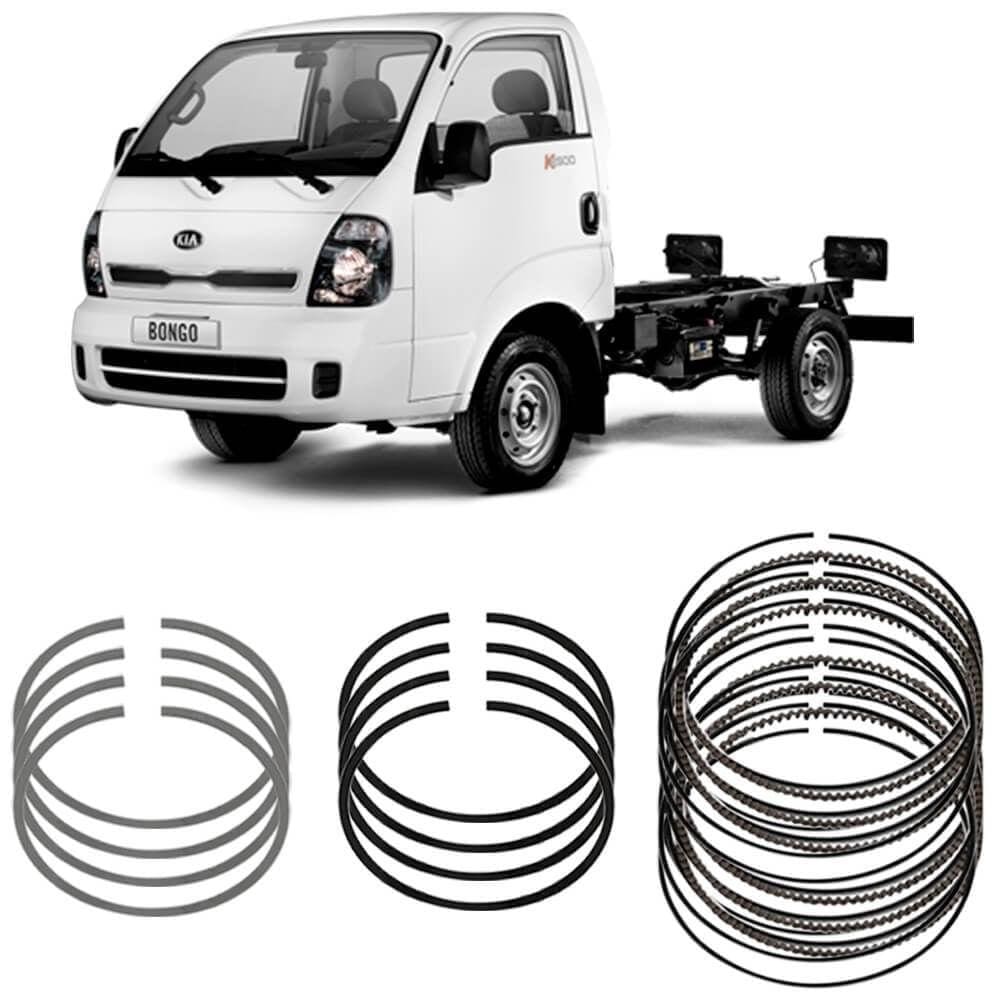 Jogo Anel Segmento STD Kia Bongo K2700 97 a 2003 Metal Leve