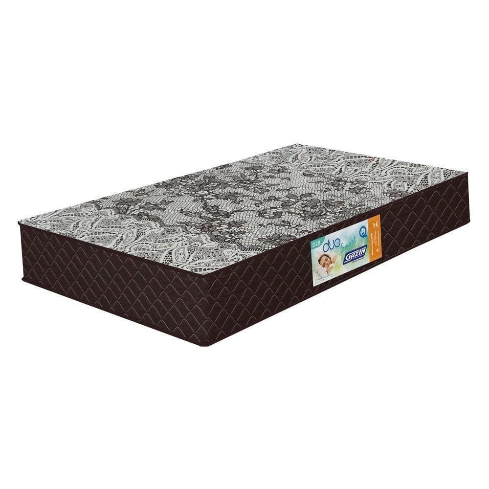 Colchão Solteiro Gazin 88x22x188cm - Densidade D28 Cr404a Marrom