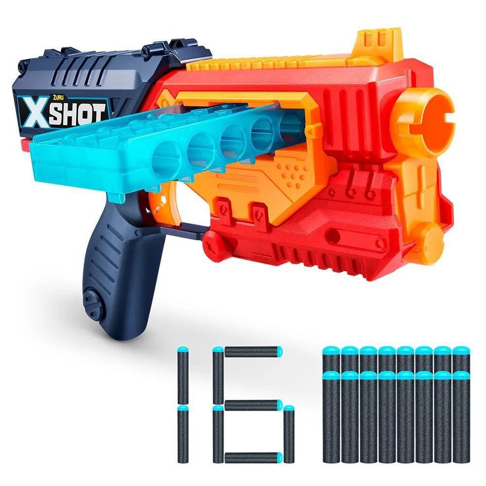 Lançador de Dardos Pistola Arminha Shoot Infantil Tipo Nerf 6