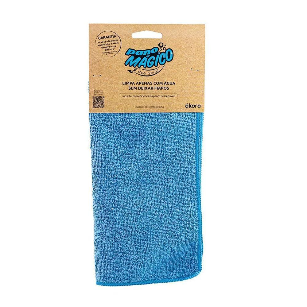 Pano Mágico Uso Geral Azul 30x30cm - AKORA