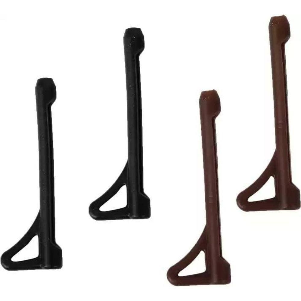 2 Pares Ponteiras Reposição Óculos Silicone P 38