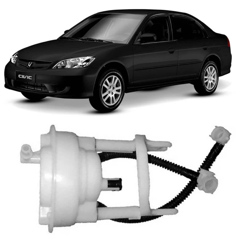 Filtro Combustivel Honda Civic 1.7 2001 A 2006 Metal Leve