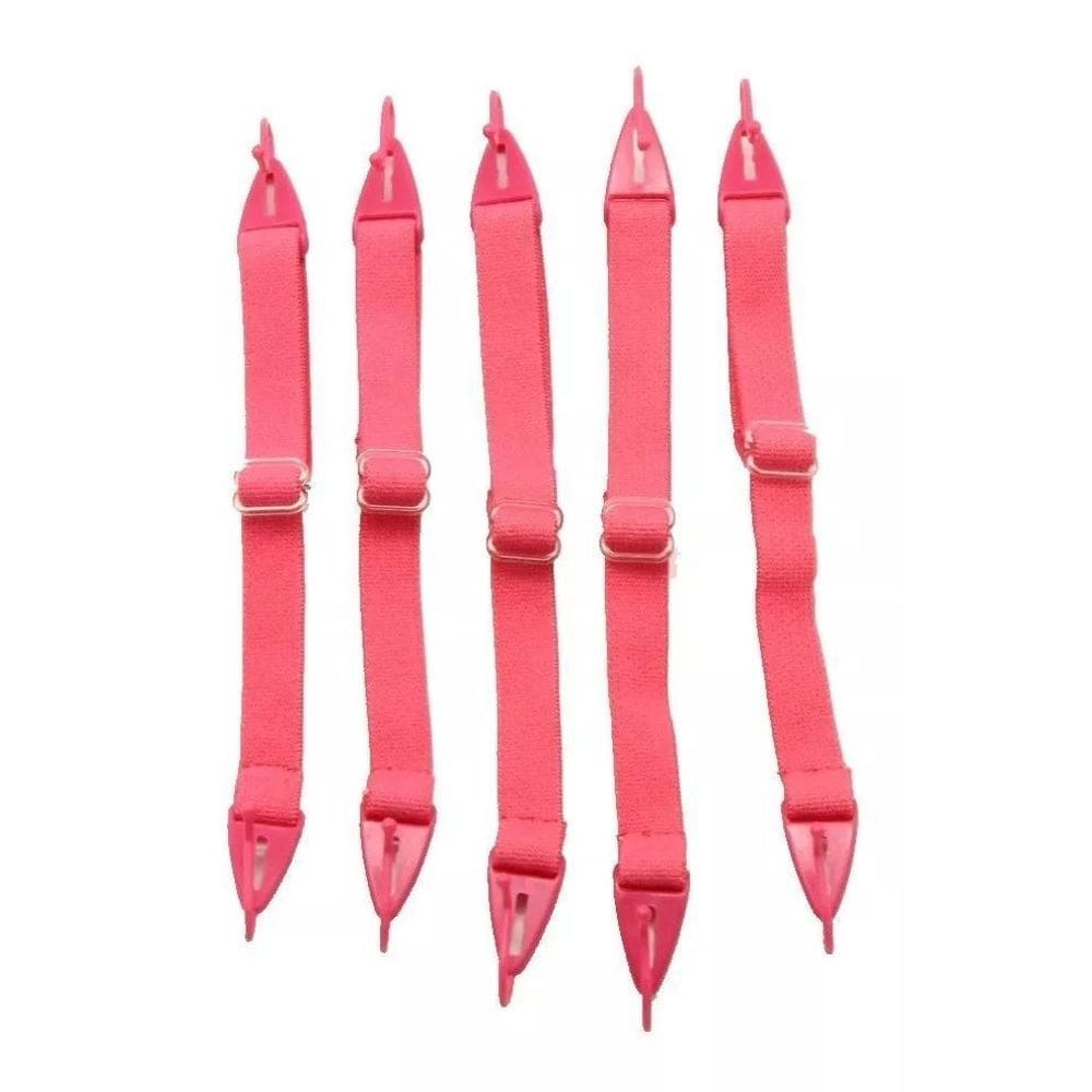 Cordão Ajustável Infantil Elástico Óculos Rosa Kit C/10