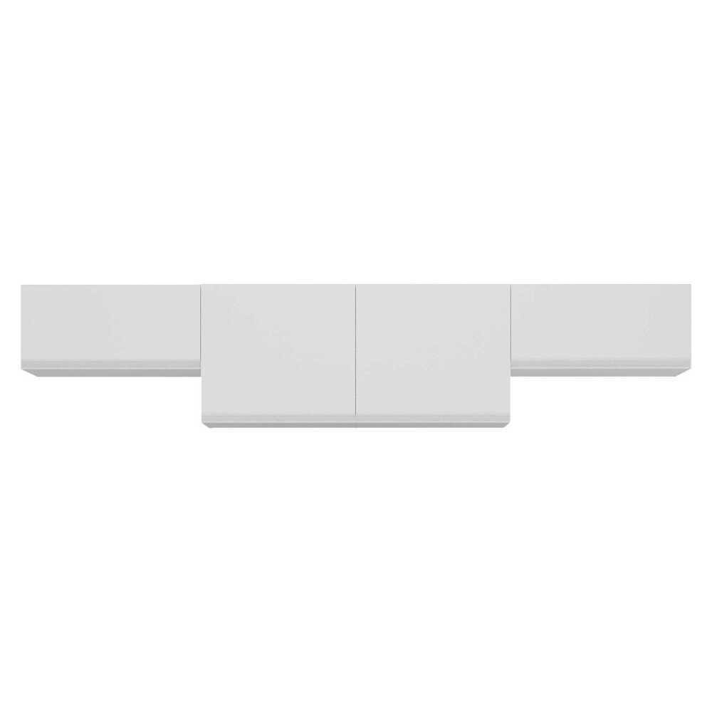 Kit 3 Armários De Cozinha Aéreos 4 Portas Veneza Multimóveis Mp2151 Branco Branco