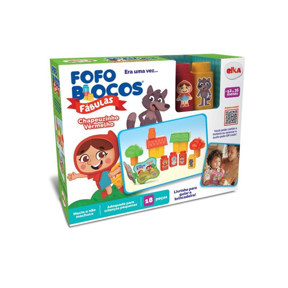 Blocos - Fofo Blocos Fabulas Chapeuzinha Vermelho ELKA