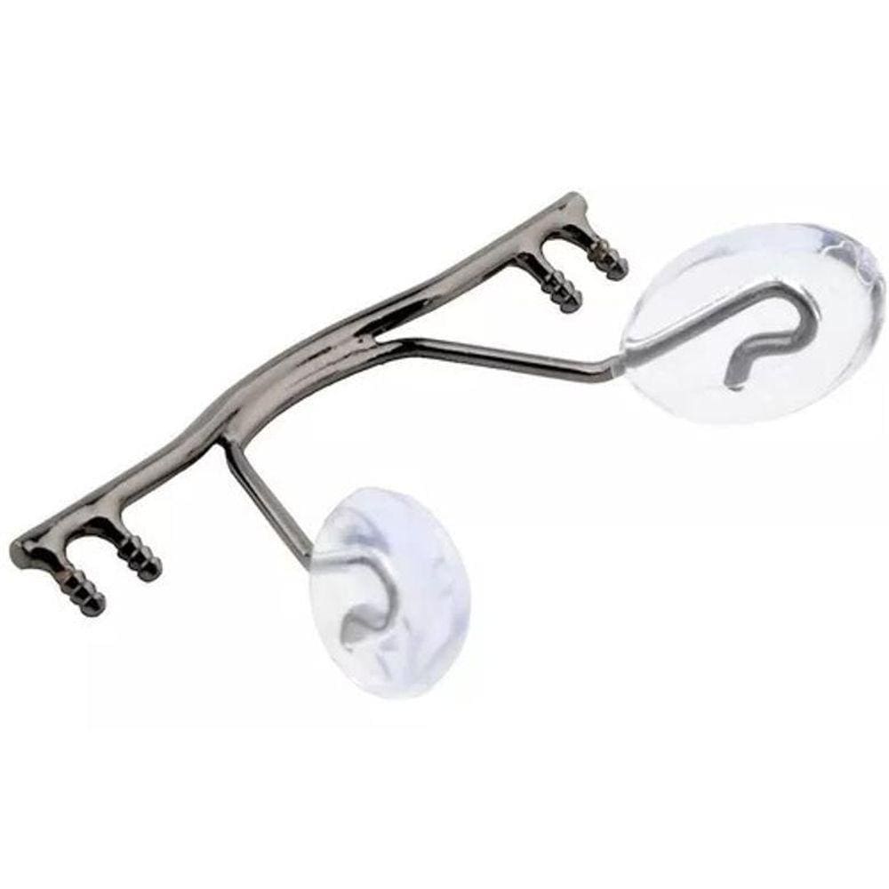 Ponte Metal Armação Silhouette 3 Peças Prateado