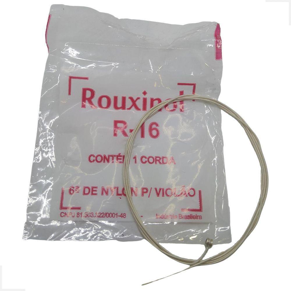 6ª (Sexta) Corda Mi Avulsa Nylon Rouxinol P/ Violão R16