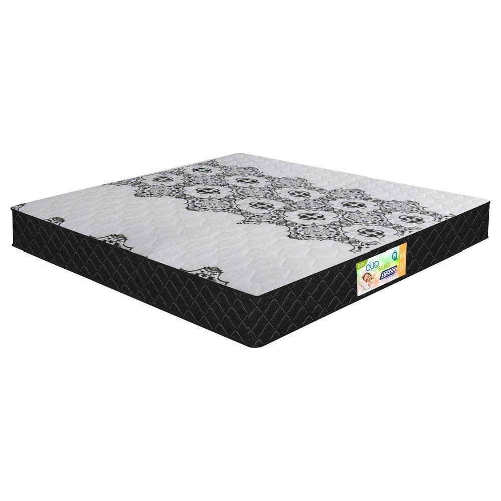Colchão Casal Gazin 138x22x188cm - Densidade D33 Cr403b Preto/branco
