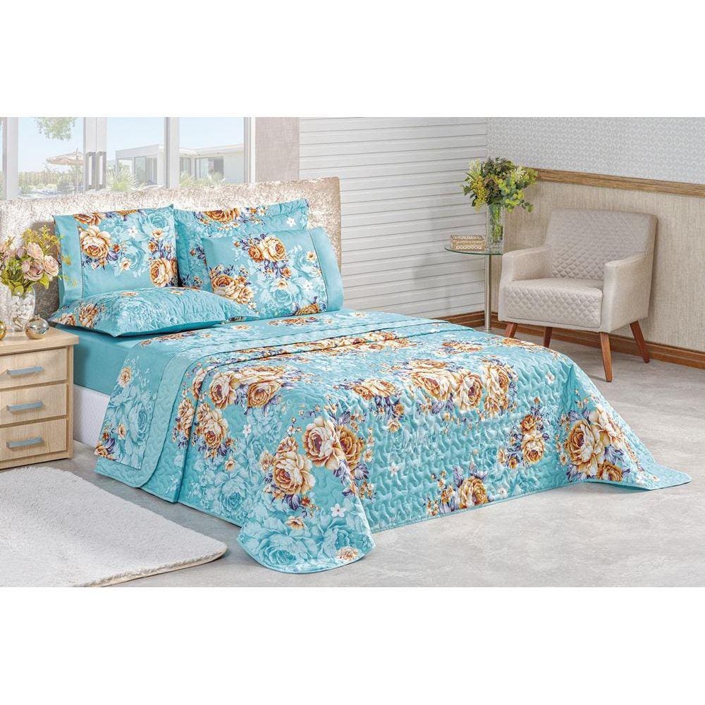 Cobre Leito Naturale Jasmine Solteiro Micropercal 02 Peças
