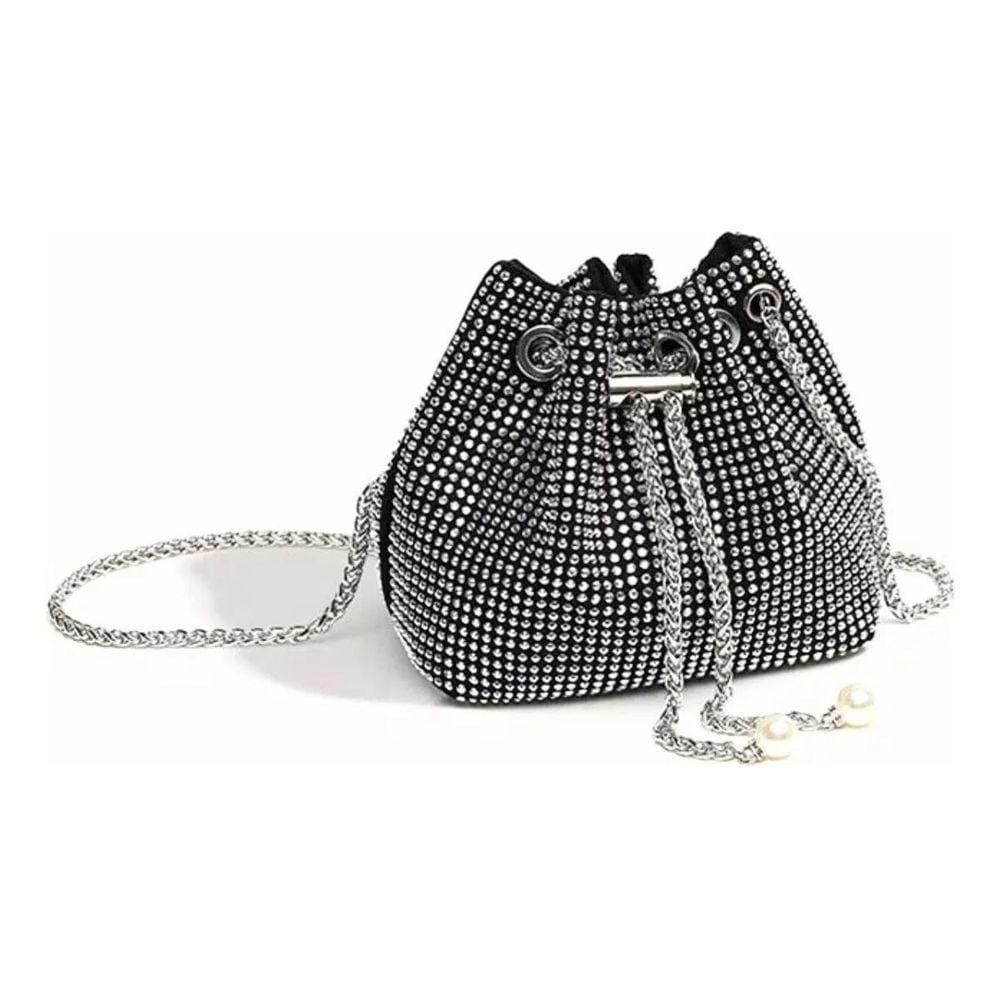 Clutch Elegante com Strass Bolsinha para Festas 22x16x8cm