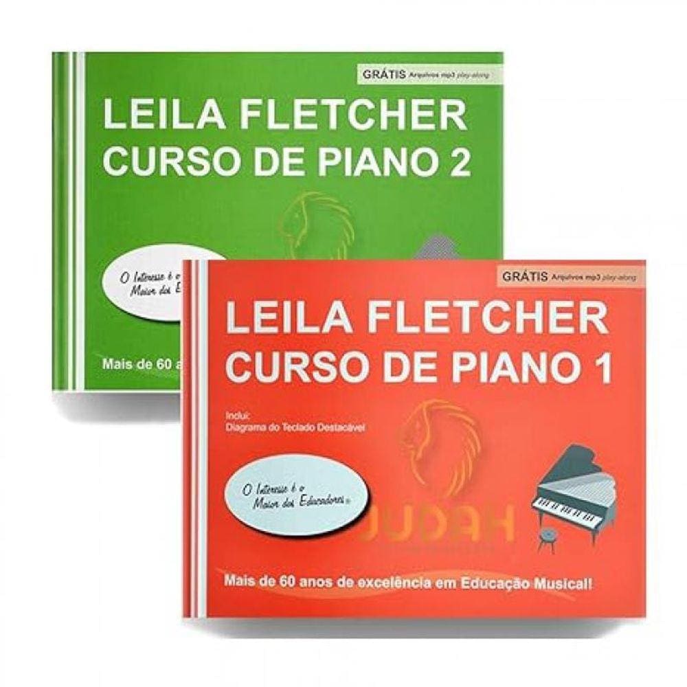 Leila Fletcher - Curso De Piano Vols. 1 e 2 (Kit)