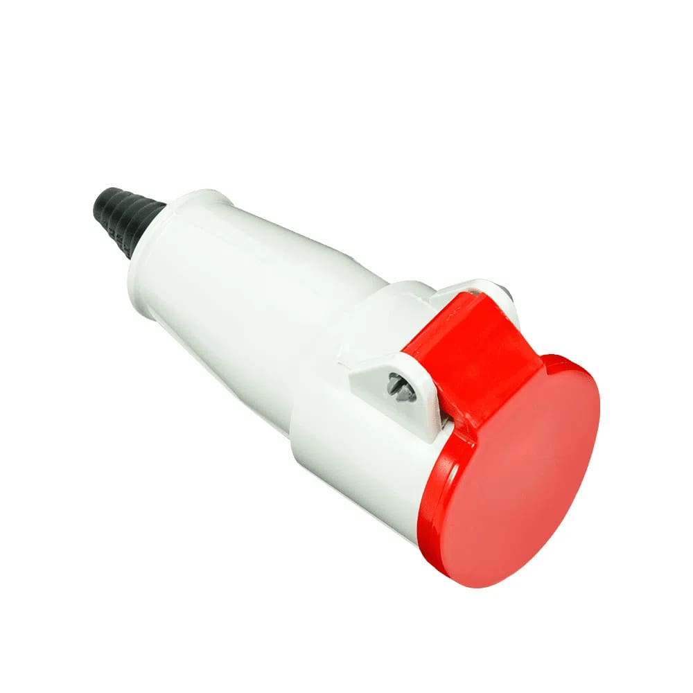 Tomada Acoplamento N3059 Vermelho 2P+T 16A 440V IP44 Steck