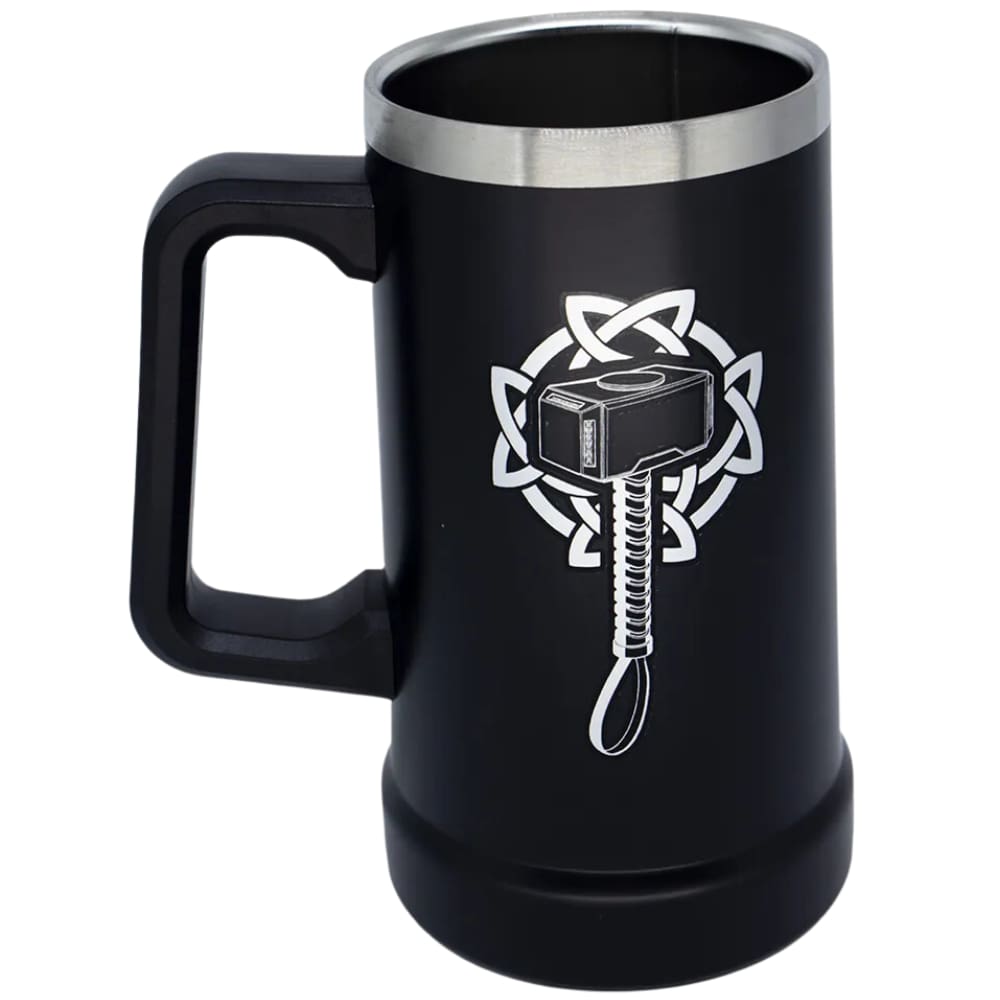 Caneca Canecão Térmico De Chopp Thor Martelo Mjölnir Gelado Quente 730ml Oficial Marvel