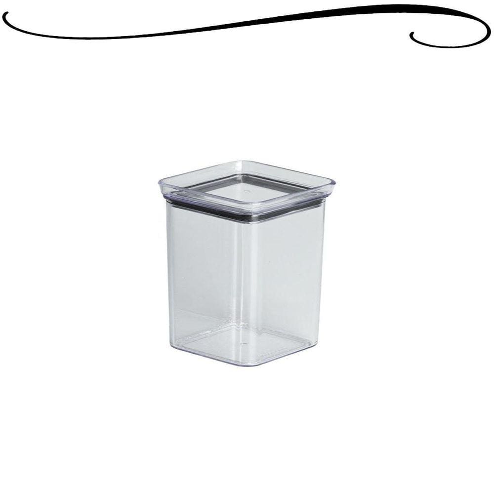 Mini Pote Hermético Lumini Quadrado Multiuso Sistema Vedação