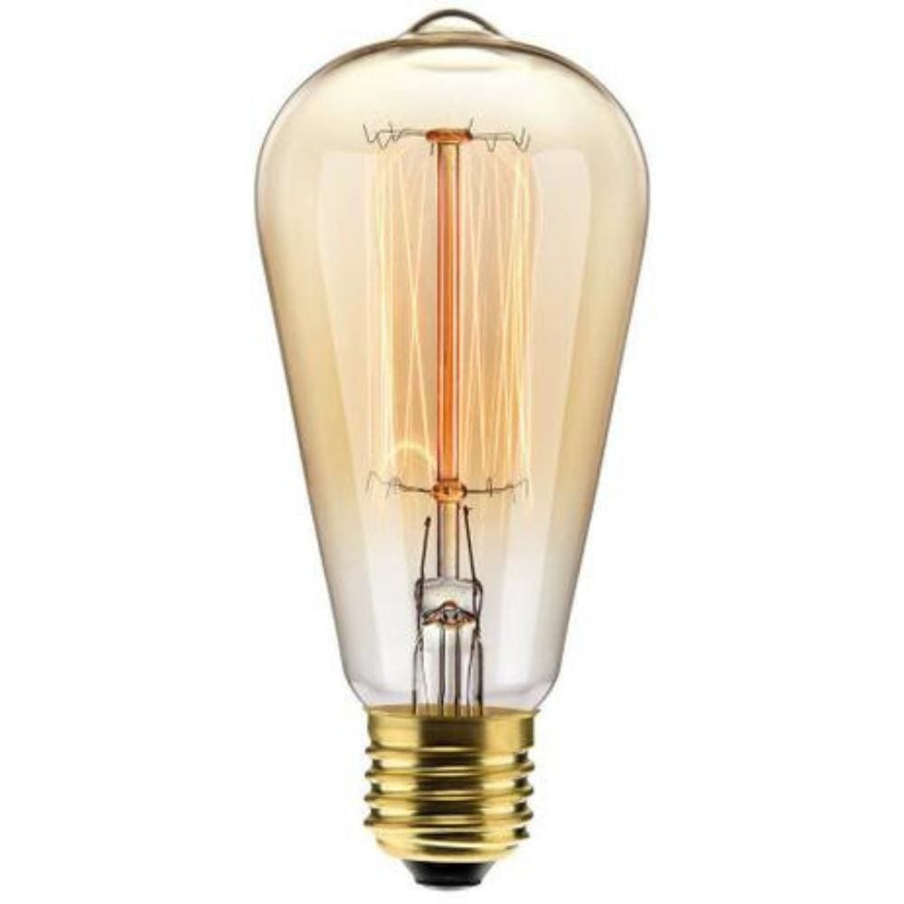 Lâmpada Filamento Carbono St64 40W 220V 2000K Yo