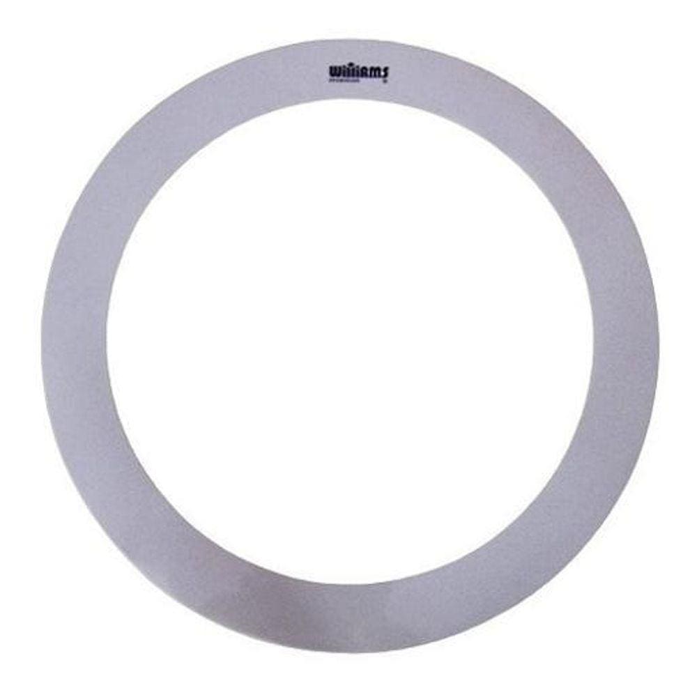 Anel Abafador de Pele de Bateria 14 Branco WZRW Williams