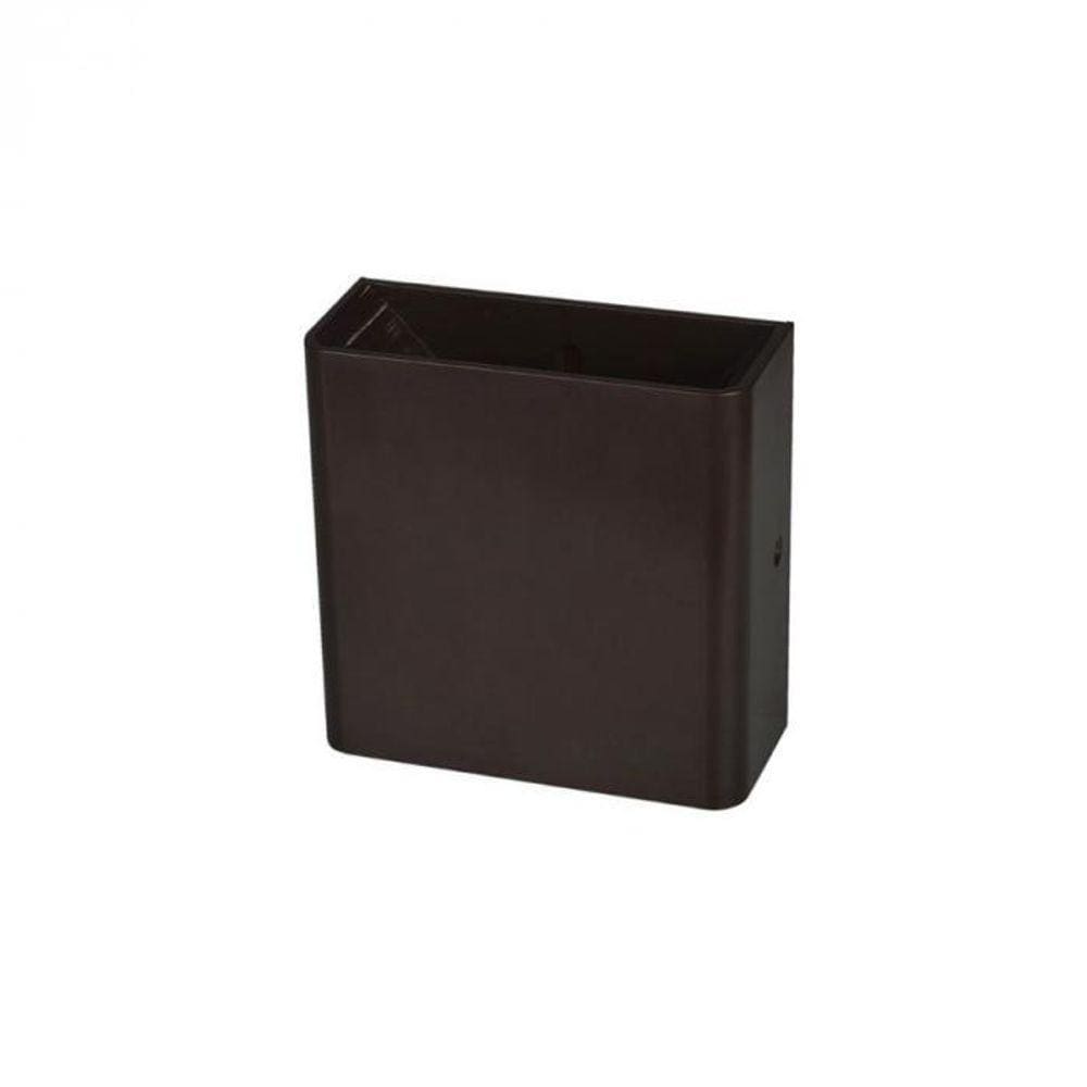 Arandela De Sobrepor Marrom 2 Fachos Led 3W 3000K Bivolt