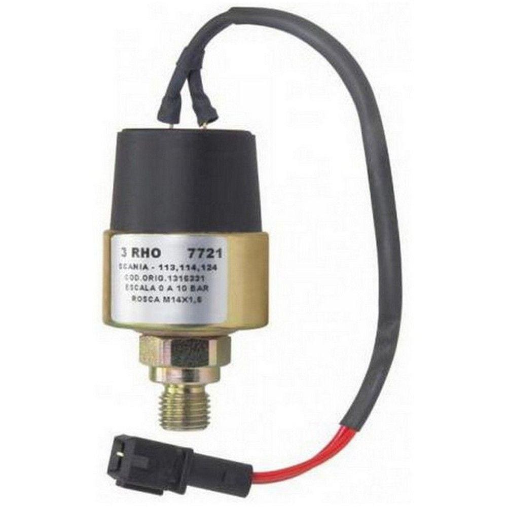 Sensor de pressão do óleo Scania 113, 114 e 124 - 3RHO7721
