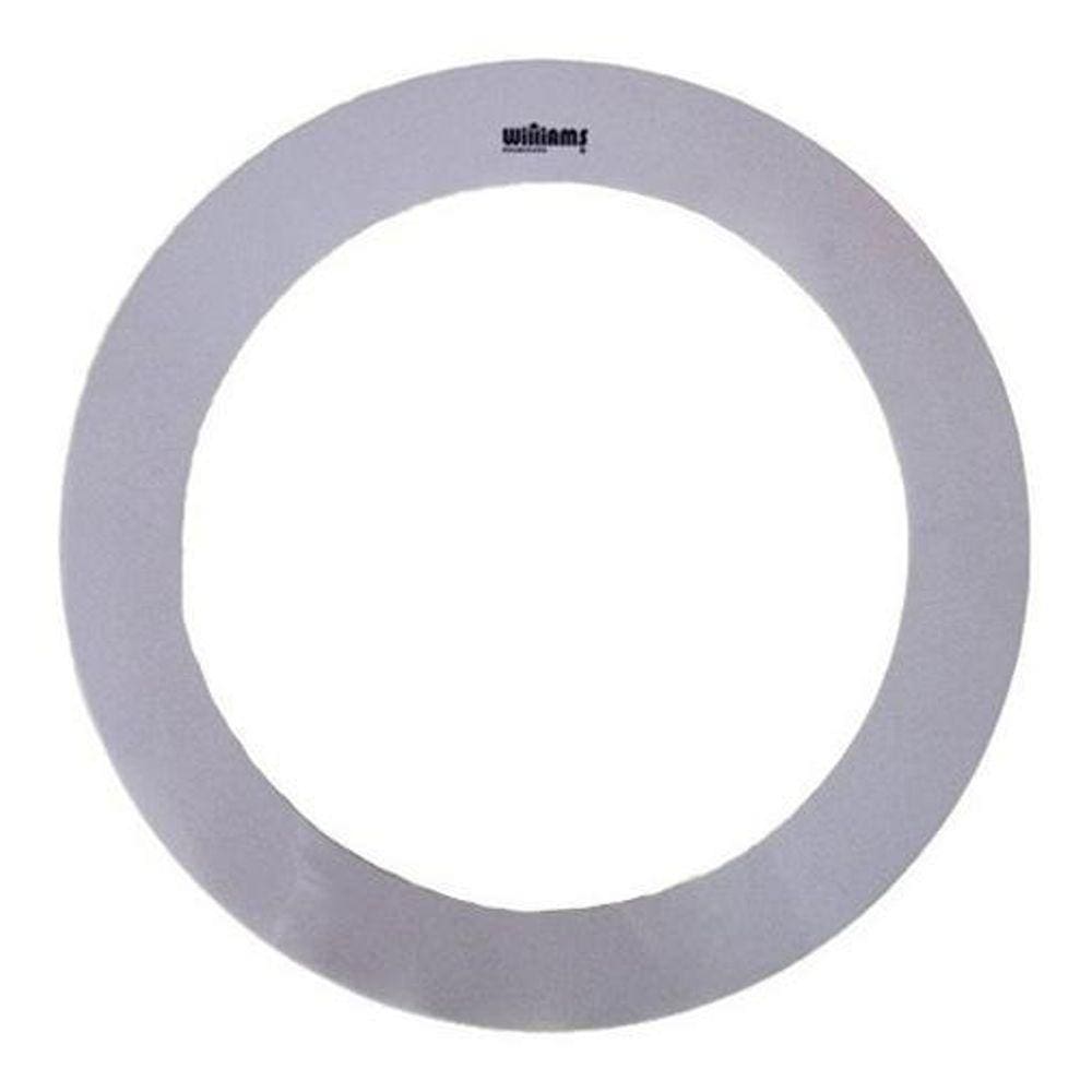 Anel Abafador de Pele de Bateria 16 Branco WZRW Williams