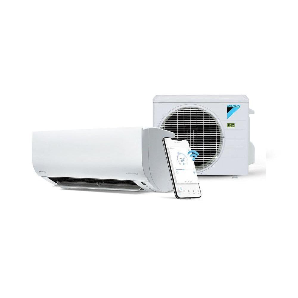 Ar Condicionado Split Daikin Hi Wall Ecoswing Gold R-32 Inverter 9.000 BTUs Frio Branco Gelo Monofásico FTKP09S5VL/RKP09S5VL - 220V