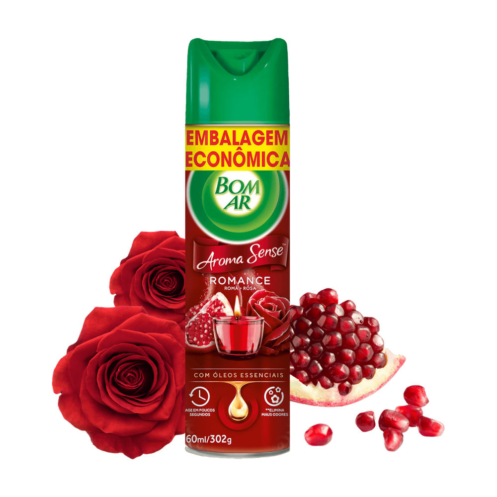 Purificador Bom Ar 360ml - 4 Unidades
